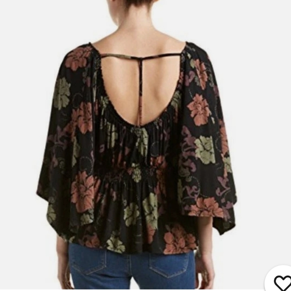 Free People Multicolor Floral Blouse - Picture 2 of 6